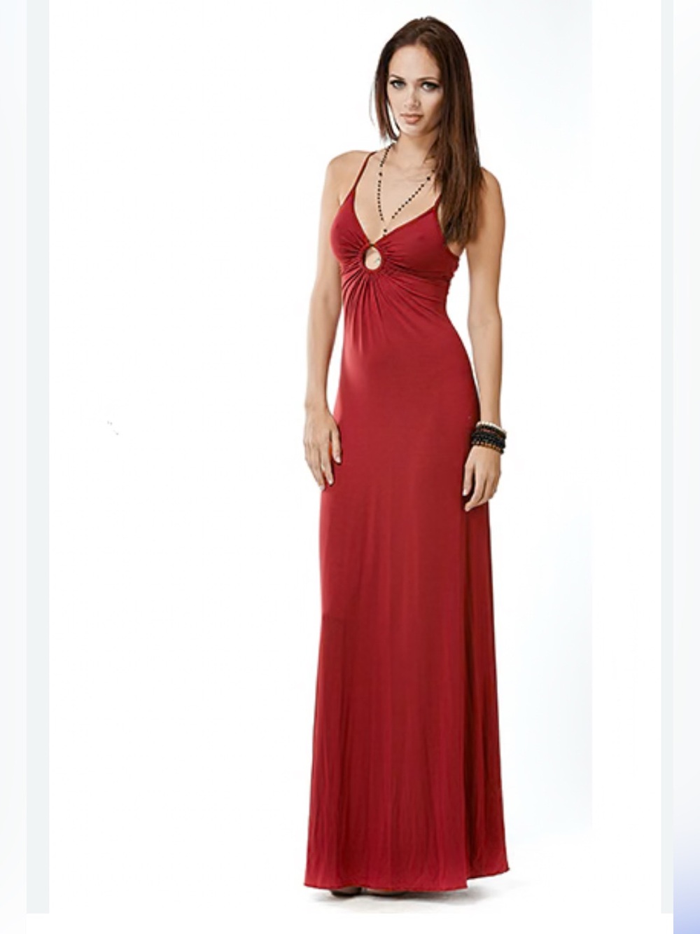 NWT The Iconic Kim Kardashian Favorite Classic Keyhole Dress by Michelle Jonas